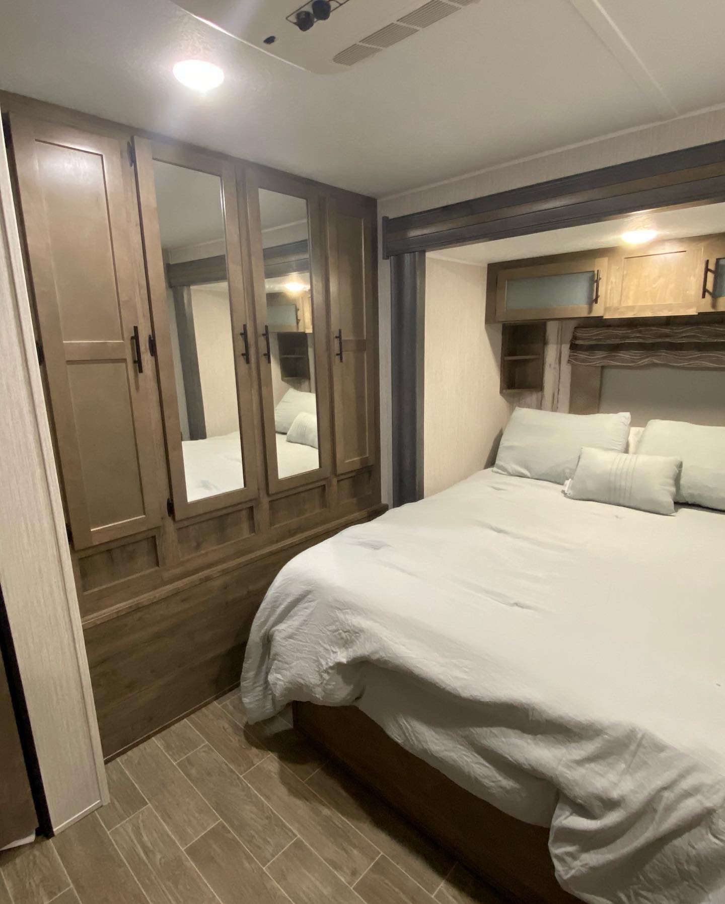 Large RV master bedroom in North GA 